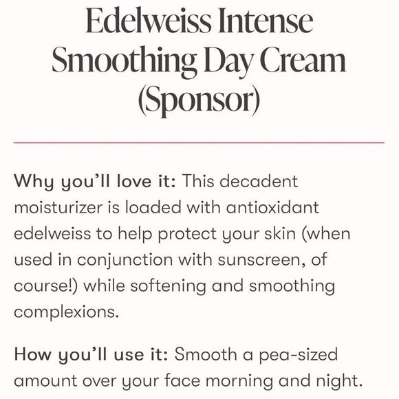 Free 🌺 THE BODY SHOP ~ Edelweiss Intense ~ Smoothing Day Cream ~ Single Sample - Picture 2 of 3